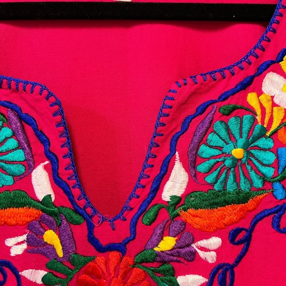 Vibrant Embroidered Dress - Picture 3 of 7